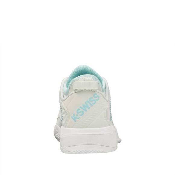 NEW K-SWISS women\'s hypercourt supreme tennis shoe in barelyblue/white/blueglow